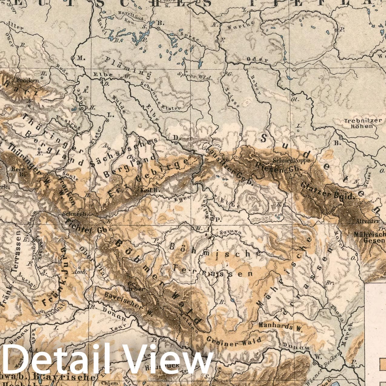Historic Map : S44. Deutsches Reich, Physikalisch., 1883, Vintage Wall Decor