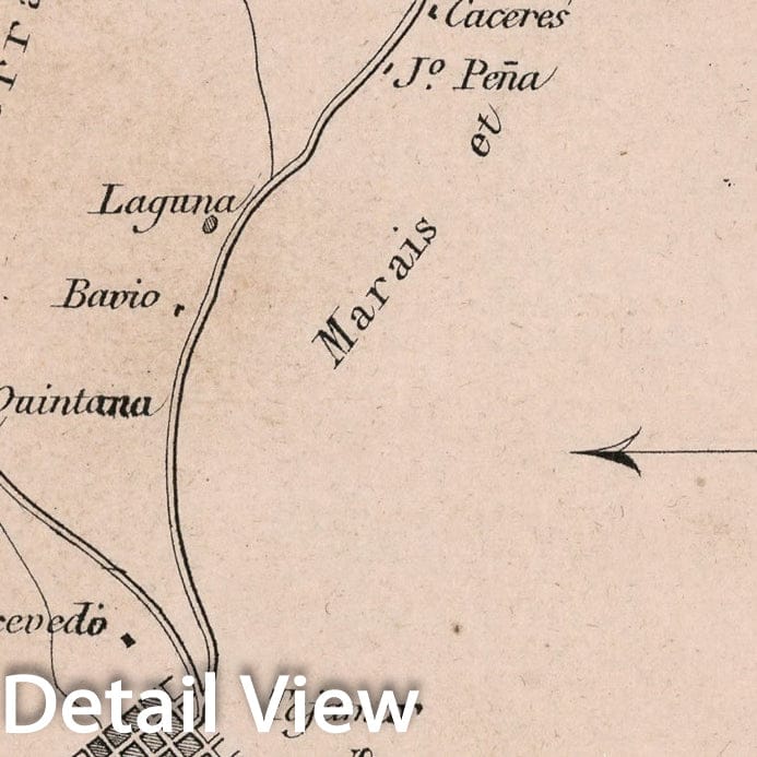 Historic Map : La Ville de San Pedro et ses Environs., 1862, Vintage Wall Decor