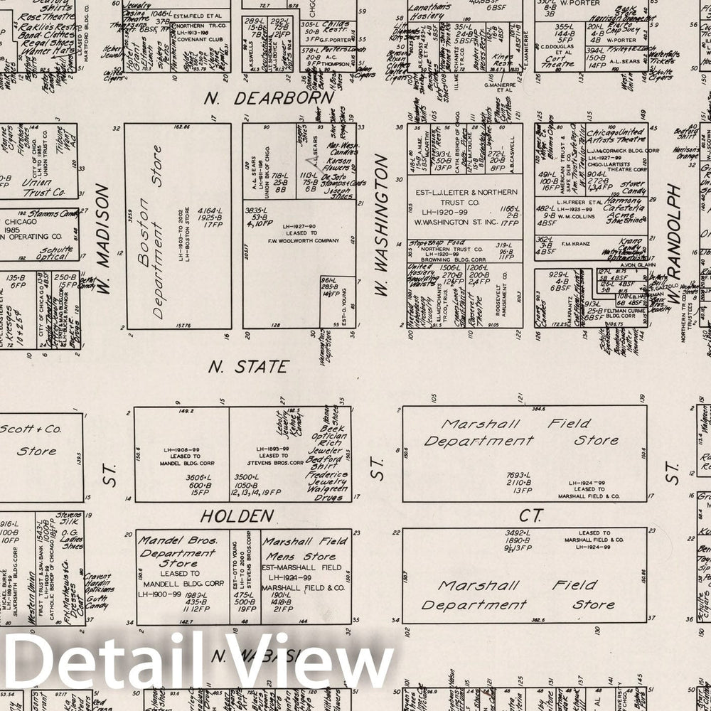 Historic Map : Chicago, (Illinois). Sheet No. 1., 1929, Vintage Wall Decor