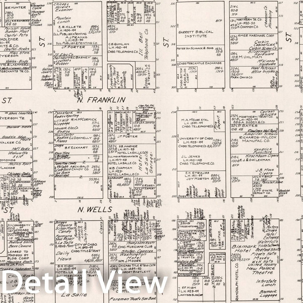 Historic Map : Chicago, (Illinois). Sheet No. 2., 1929, Vintage Wall Decor