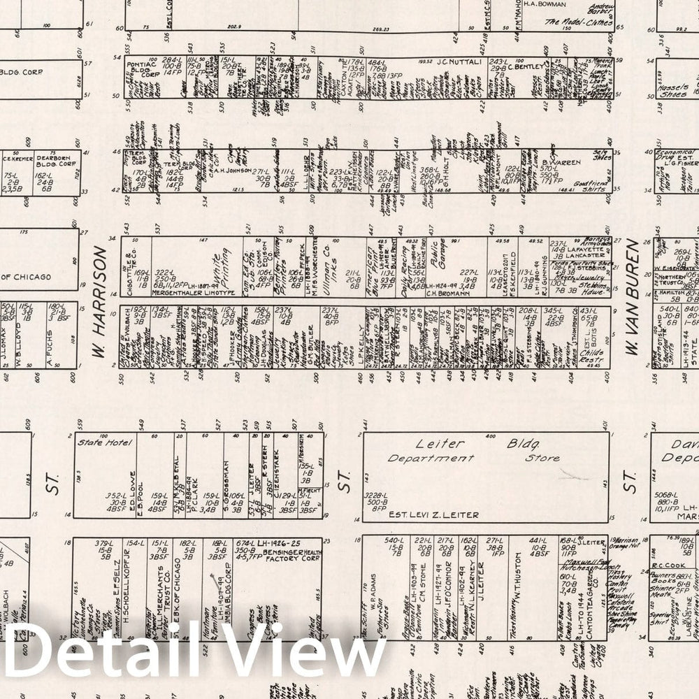 Historic Map : Chicago, (Illinois). Sheet No. 4., 1929, Vintage Wall Decor