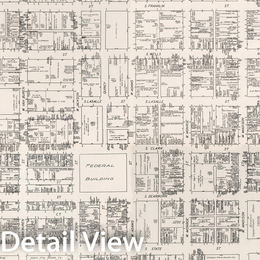 Historic Map : Chicago, (Illinois). Sheets one - 4., one929, Vintage Wall Decor