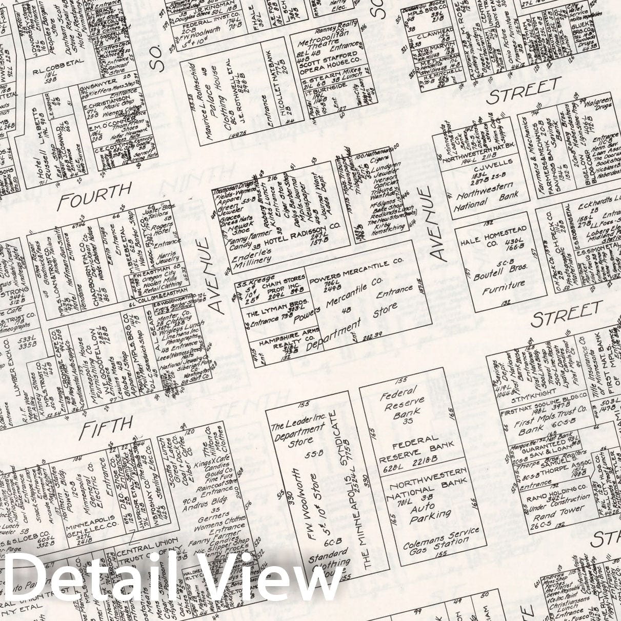 Historic Map : Minneapolis (Minnesota). Sheet No. 1., 1929, Vintage Wall Decor