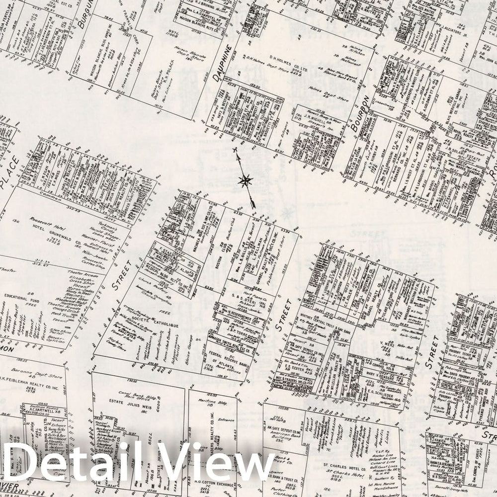 Historic Map : New Orleans (Louisiana). Sheet No. 1., 1929, Vintage Wall Decor