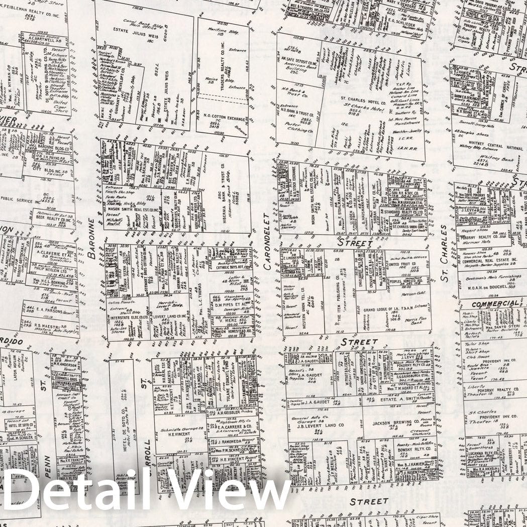 Historic Map : New Orleans (Louisiana). Sheets No. 1-2., 1929, Vintage Wall Decor