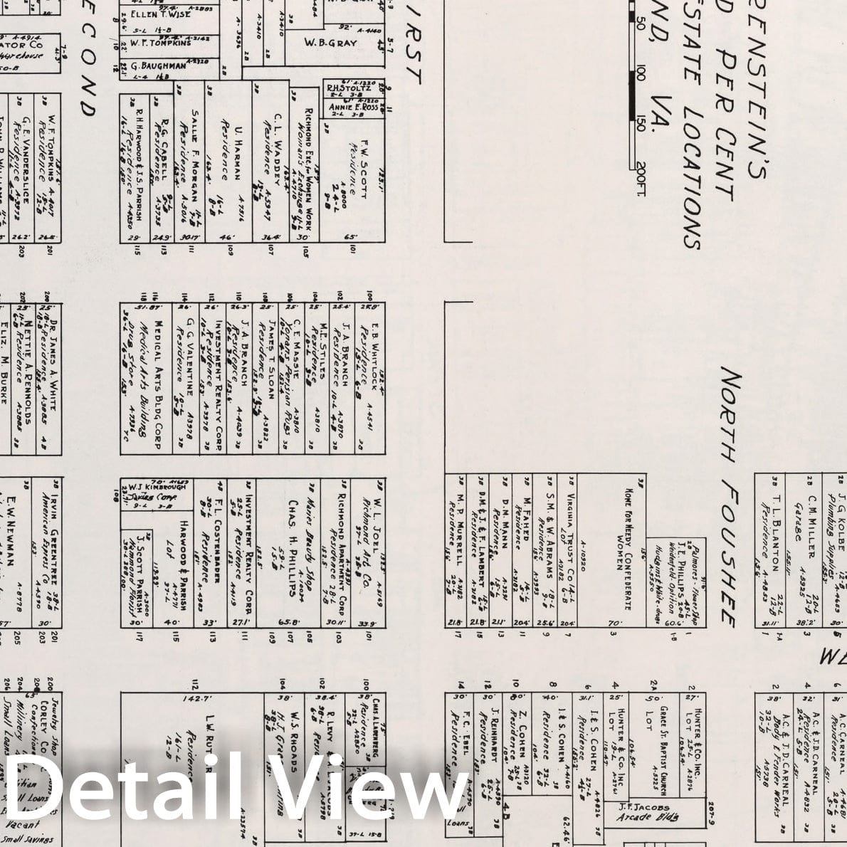 Historic Map : Richmond (Virginia). Sheet No. 2., 1929, Vintage Wall Decor