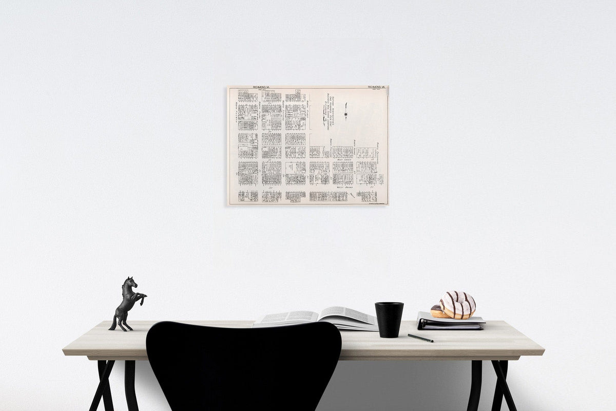Historic Map : Richmond (Virginia). Sheet No. 2., 1929, Vintage Wall Decor