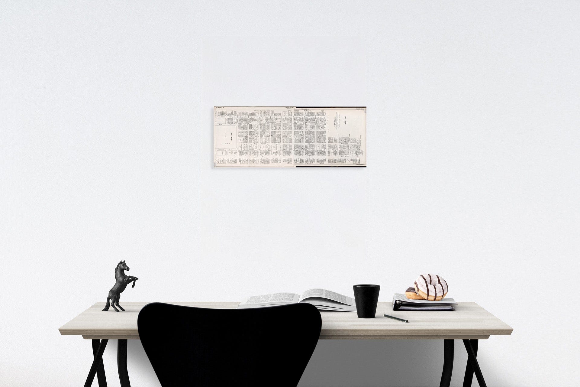 Historic Map : Richmond (Virginia). Sheets No. one - 2., one929, Vintage Wall Decor