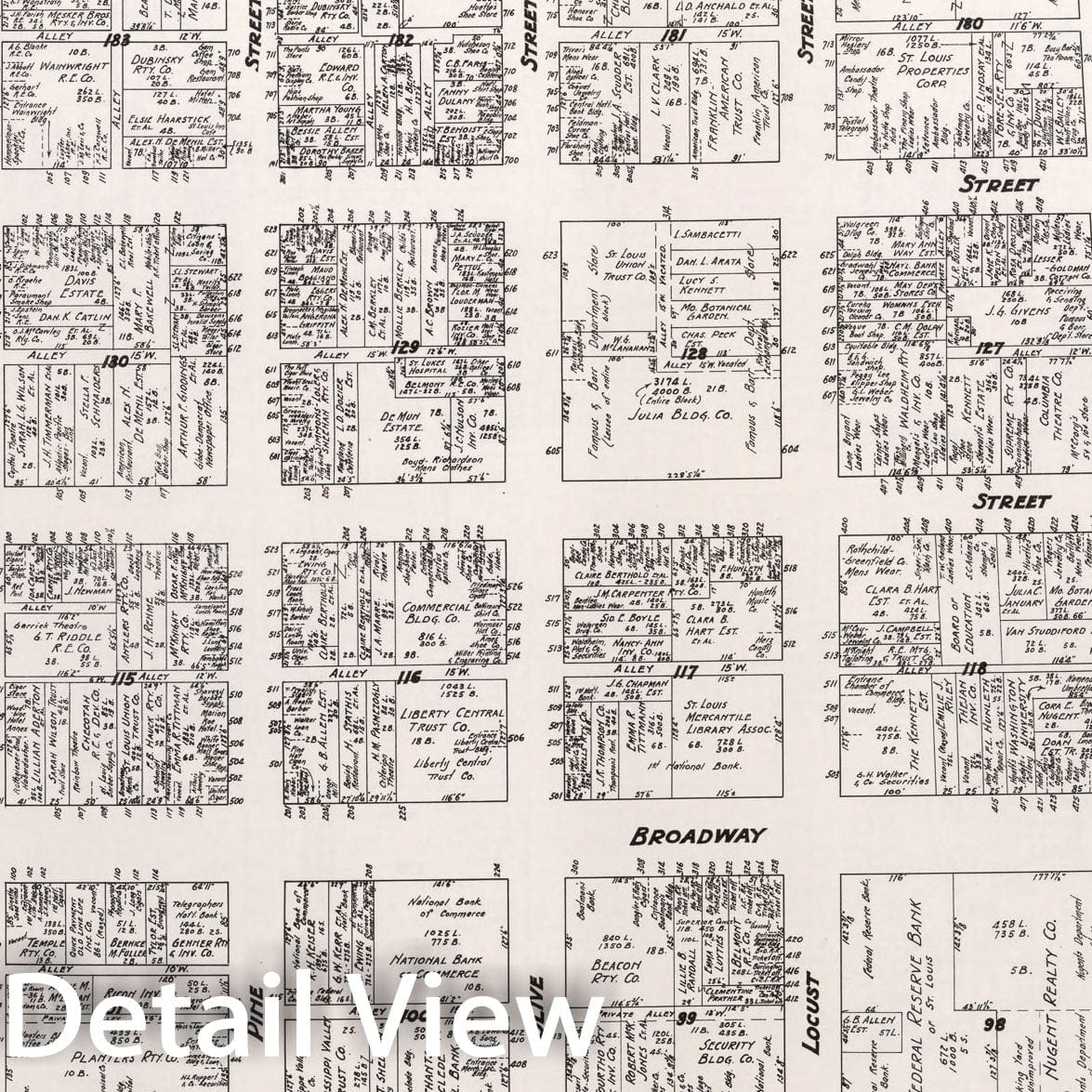 Historic Map : St. Louis (Missouri). Sheet No. 1., 1929, Vintage Wall Decor