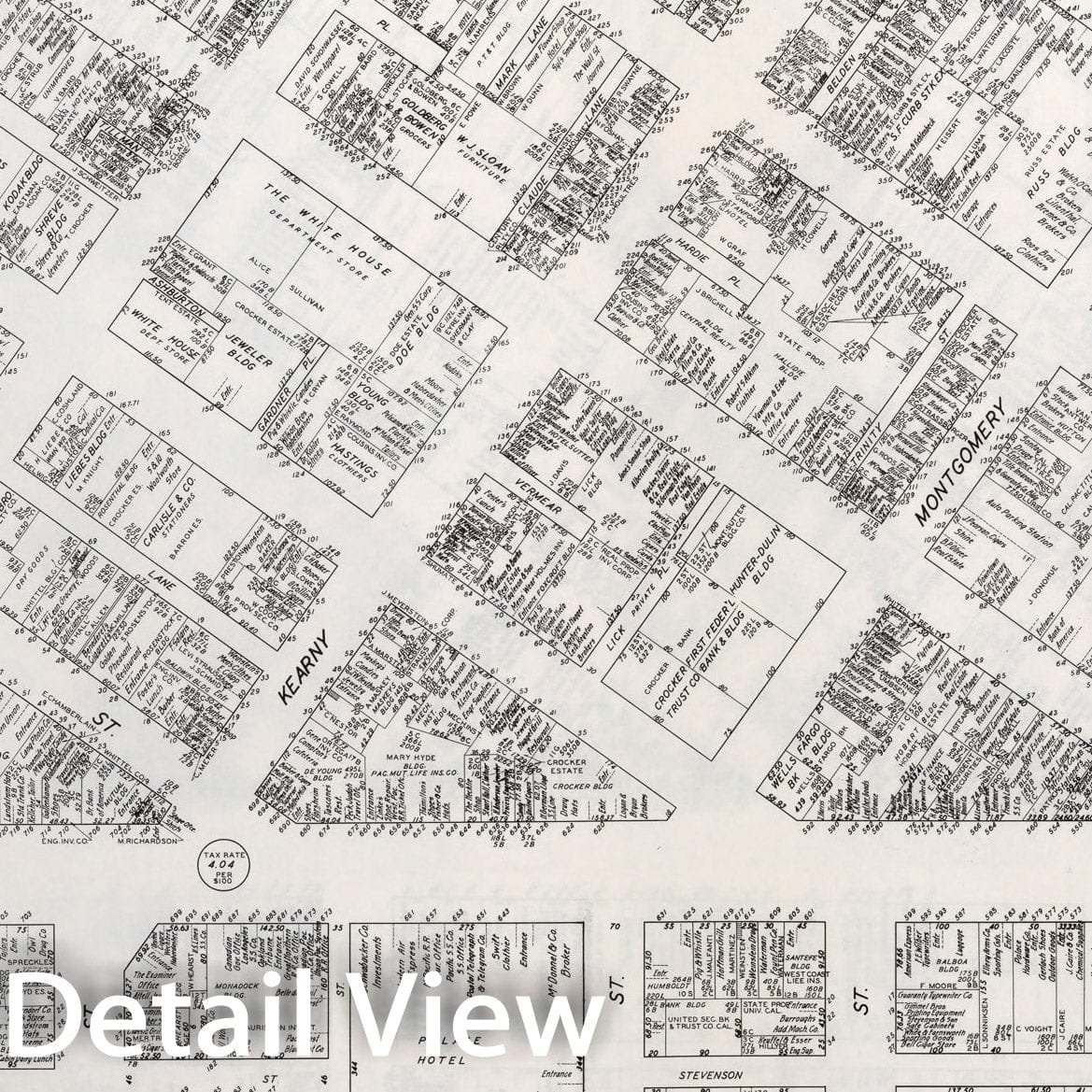 Historic Map : San Francisco (California). (Sheet 1), 1929, Vintage Wall Decor