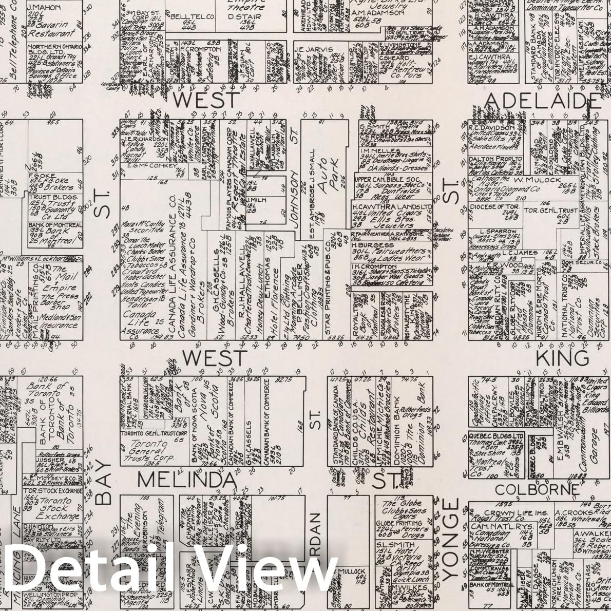 Historic Map : Toronto (Ontario). Sheet No. 2., 1929, Vintage Wall Decor