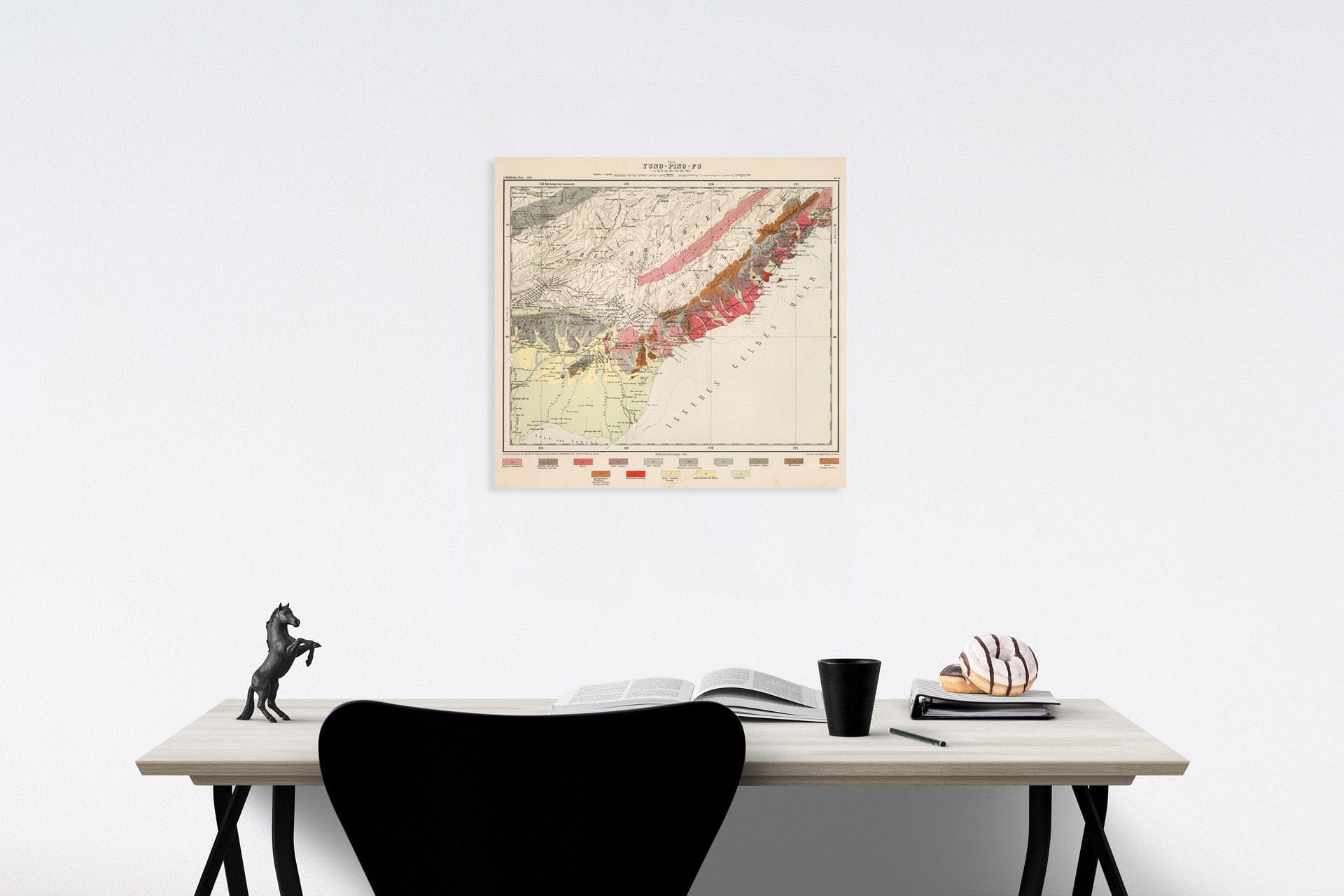 Historic Map : Blatt Yung - Ping - Fu. Tafel 10, 1885, Vintage Wall Decor