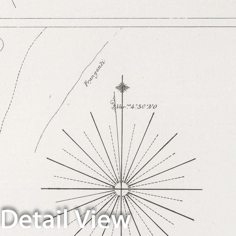 Historic Map : Pianta del Porto di Macayo o Maceio. Pianta dell' Isola Sant' Aleoxo, 1857, Vintage Wall Decor