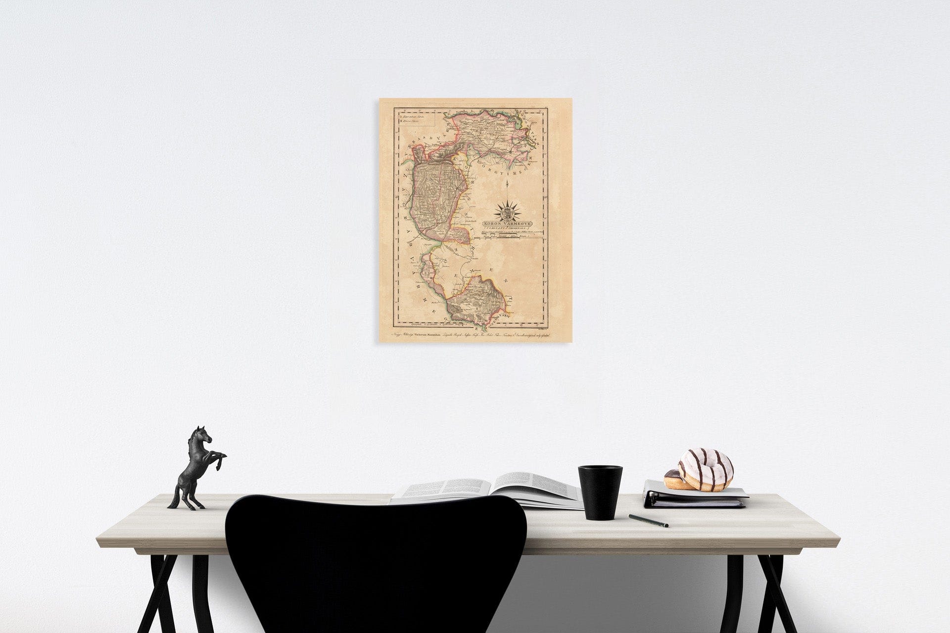 Historic Map : Koros Varmegye = Comitatus Crisiensis, 1802, Vintage Wall Decor