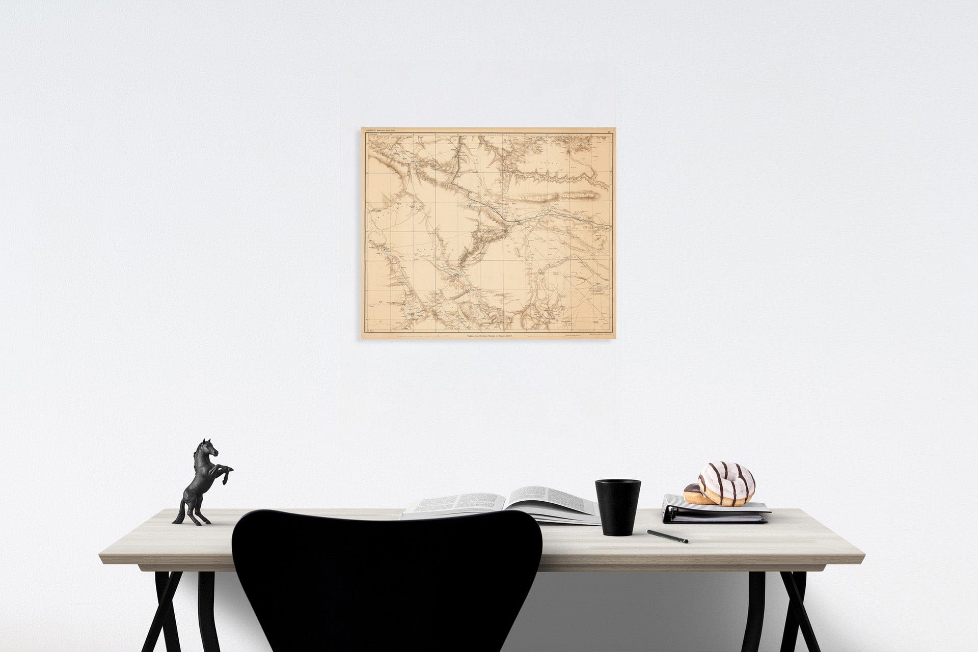 Historic Map : VI. Specialkarte vom westlichen Kleinasien, 1890, Vintage Wall Decor