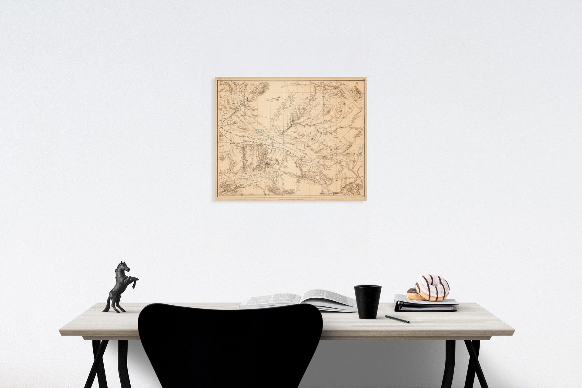 Historic Map : VIII. Specialkarte vom westlichen Kleinasien, 1890, Vintage Wall Decor