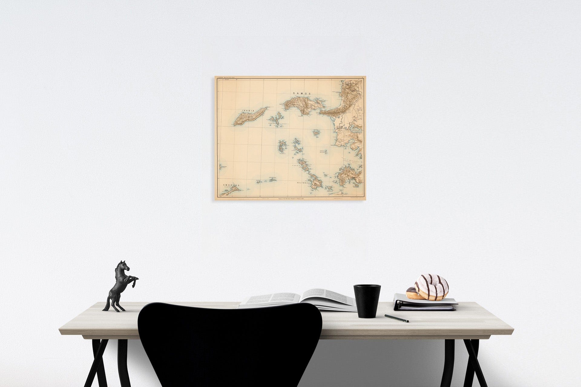 Historic Map : X. Specialkarte vom westlichen Kleinasien, 1890, Vintage Wall Decor