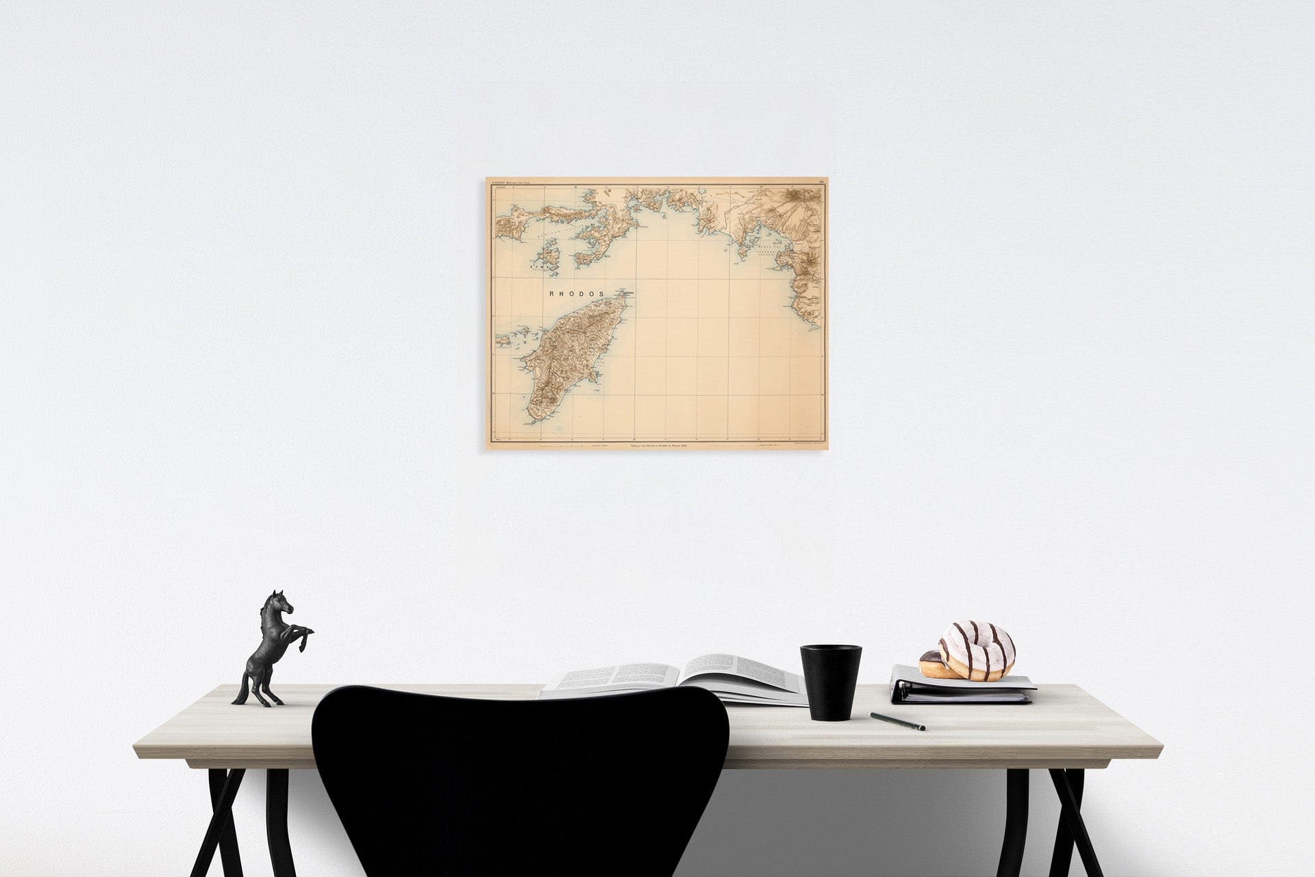 Historic Map : XIV. Specialkarte vom westlichen Kleinasien, 1890, Vintage Wall Decor