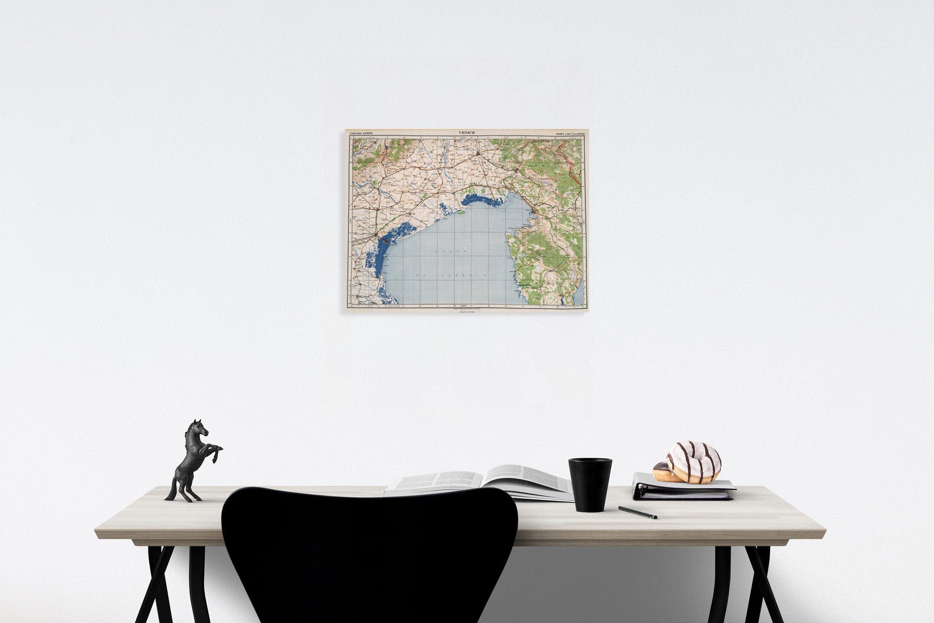 Historic Map : Venice. Sheet L 33/7 2nd. Edition, 1944, Vintage Wall Decor