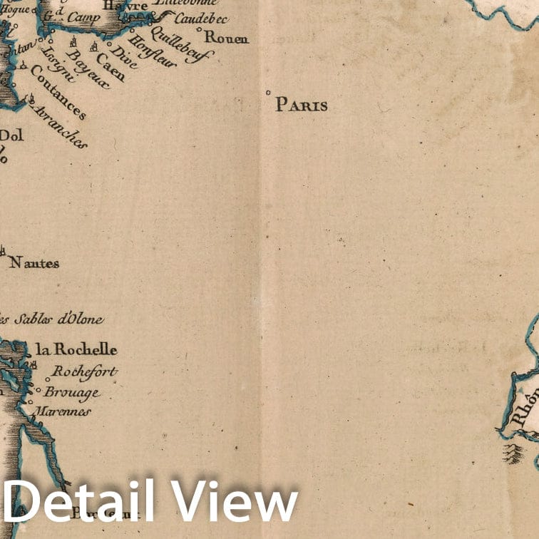 Historic Map : Carte des sieges d'amirante du Royaume conformement au militaire de France, 1765, Vintage Wall Decor