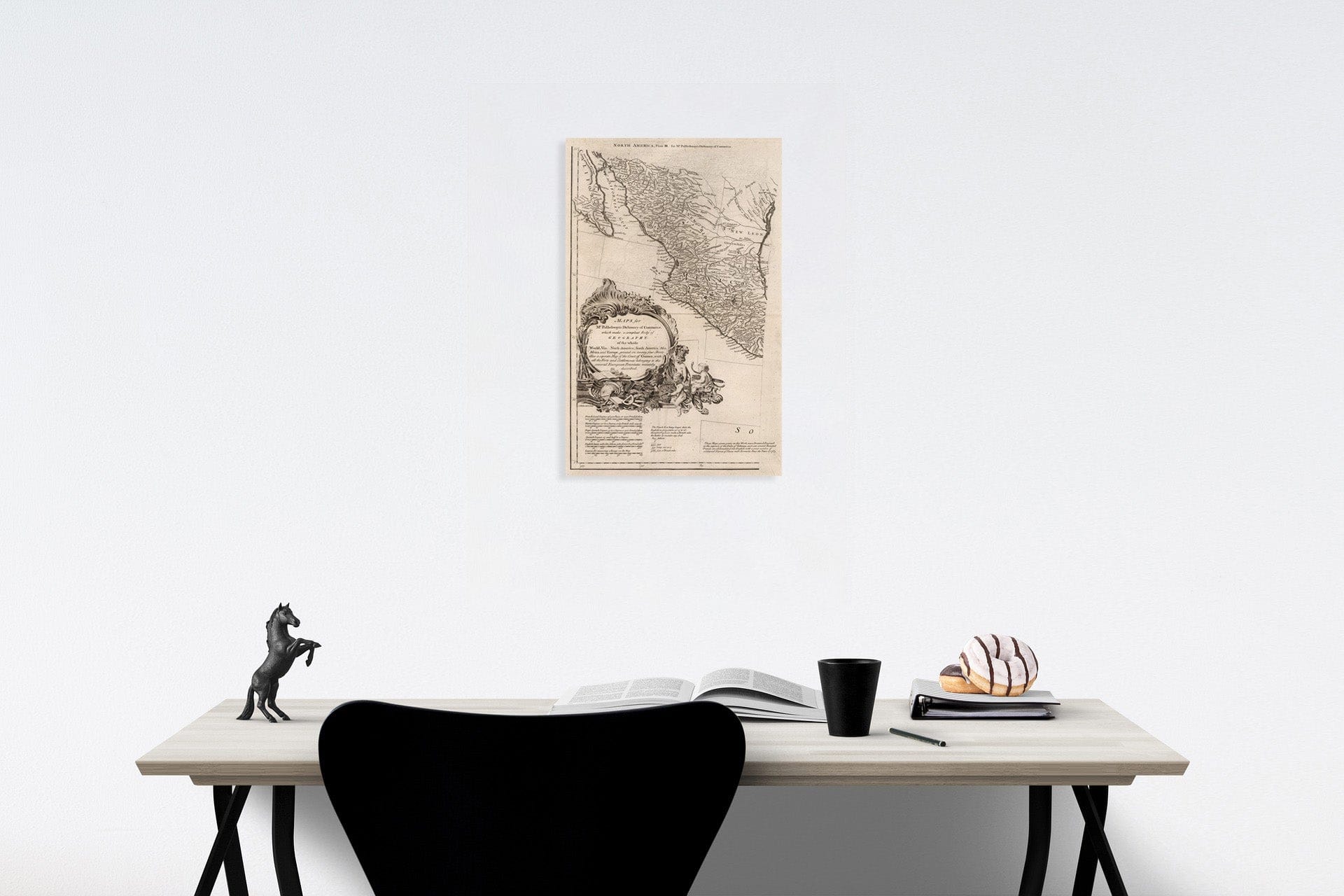 Historic Map : Vol. I. North America. Plate III, 1774, Vintage Wall Decor