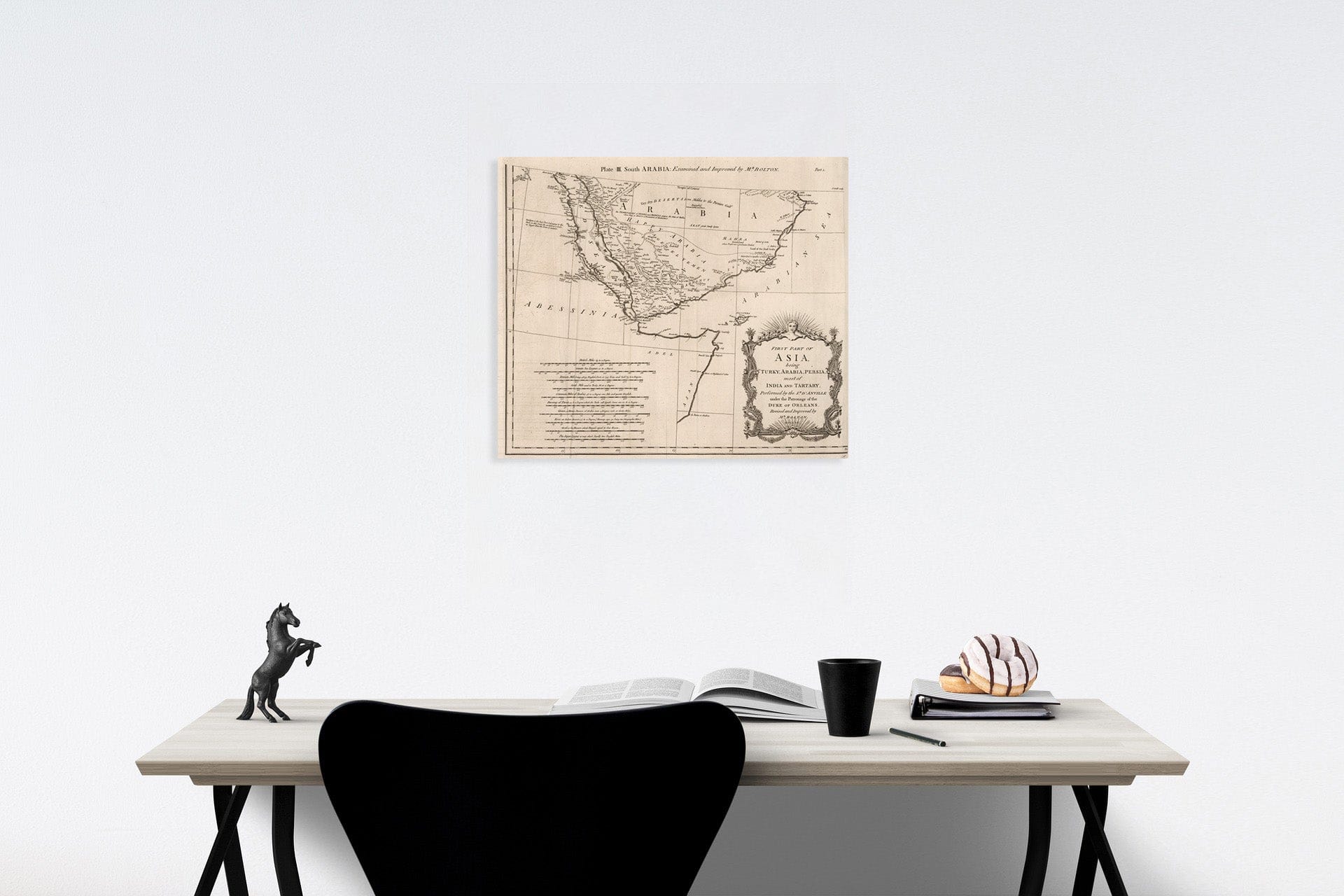 Historic Map : Vol. I. Asia. Part 1. Plate III. South Arabia, 1755, Vintage Wall Decor