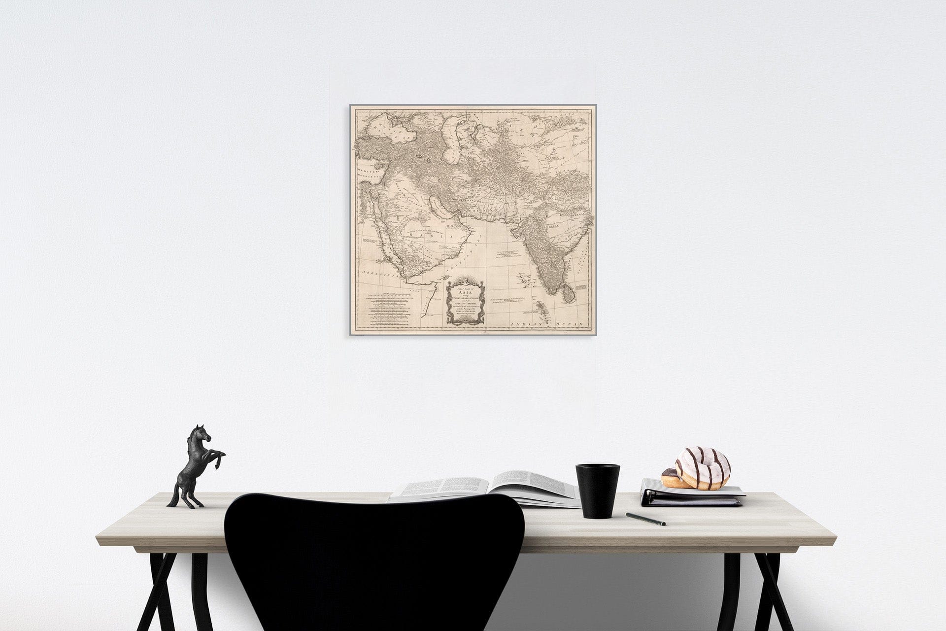 Historic Map : Composite Map: Vol. I. Asia. Part 1. Plate I-IV, 1755, Vintage Wall Decor