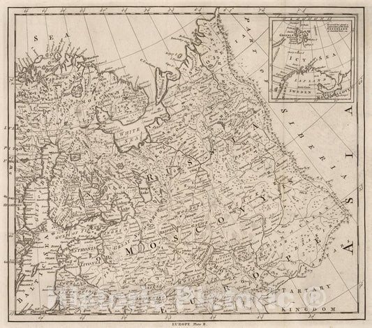 Historic Map : Vol. I. Europe. Plate II, 1774, Vintage Wall Decor