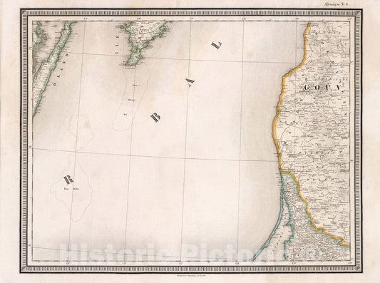Historic Map : Allemagne No. 3, 1857, Vintage Wall Decor