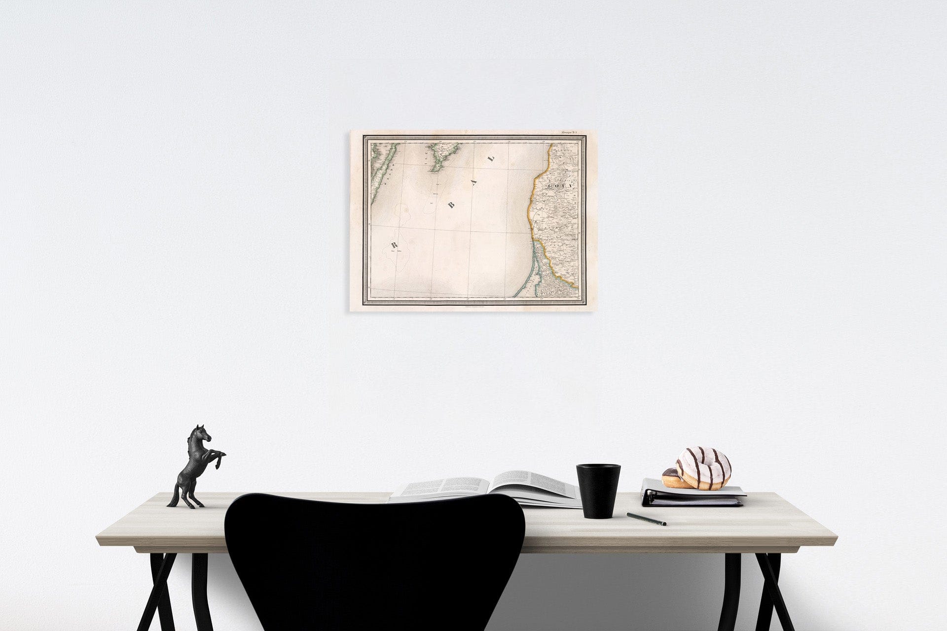 Historic Map : Allemagne No. 3, 1857, Vintage Wall Decor