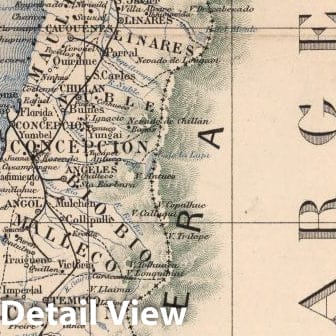 Chile, 1903 - Historical Map Print