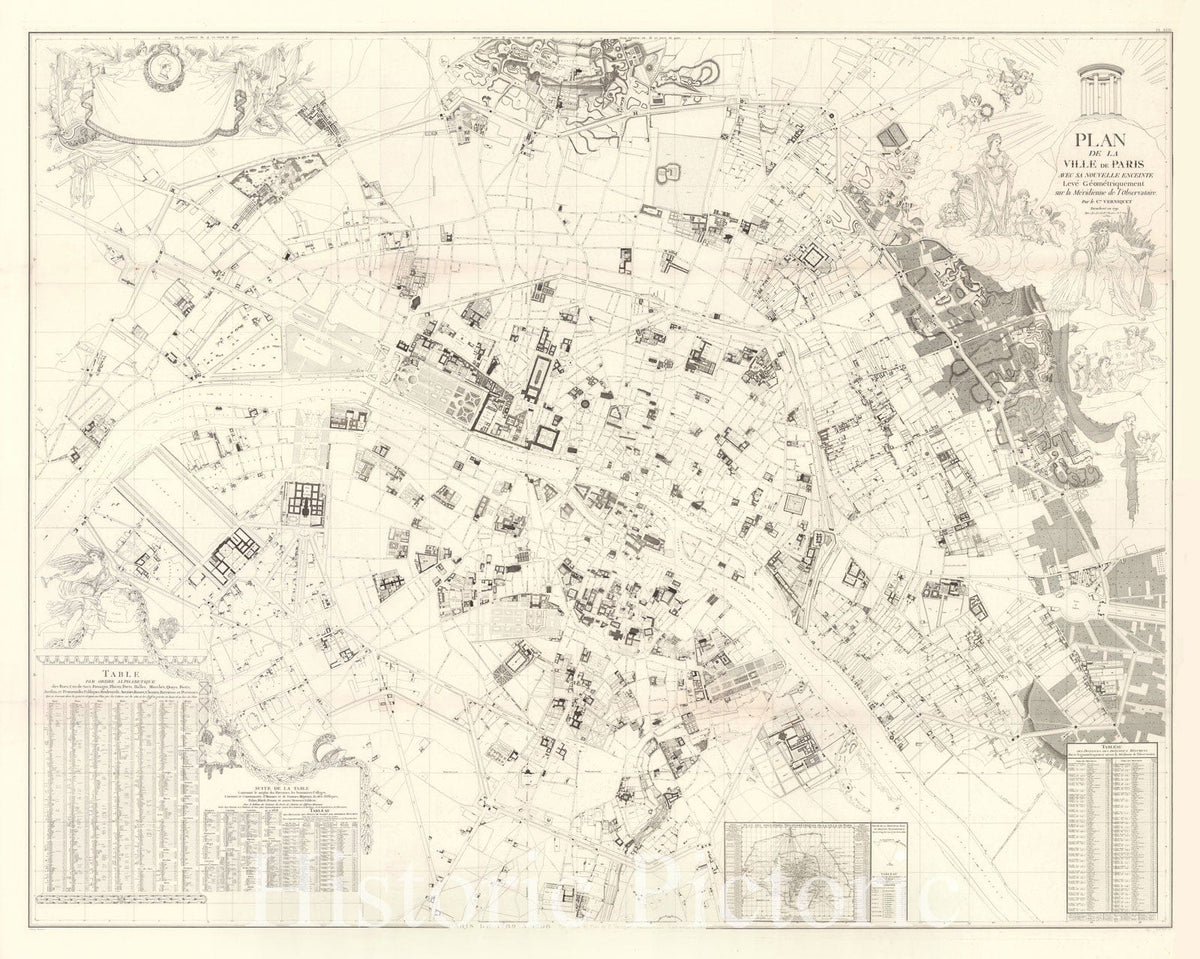 Historic Map : Pl. XXXI. Paris de 1789 a 1798., 1900, Vintage Wall Decor