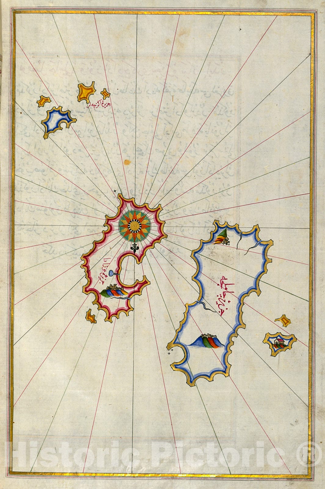 Historic Map : fol. 364b Aloneses and other islands, 1700, Vintage Wall Decor