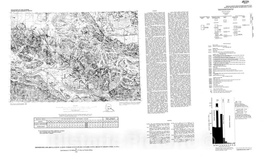 Map : Distribution and abundance of lead in stream sediments and moraine debris, McCarthy quadrangle, Alaska, 1976 Cartography Wall Art :