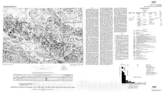 Map : Distribution and abundance of molybdenum in bedrock, mineralized, vein, and altered rock samples, McCarthy quadrangle, Alaska, 1976 Cartography Wall Art :