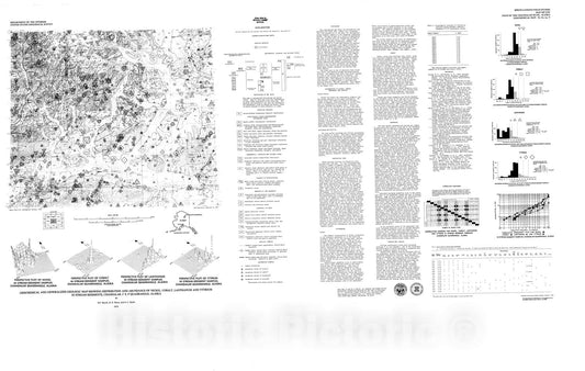 Map : Geochemical and generalized geologic map showing distribution and abundance of nickel, cobalt, lanthanum, and yttrium in stream se, 1979 Cartography Wall Art :