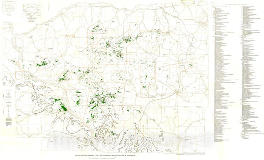 Map : The geology of the Upper Mississippi Valley zinc-lead district, 1959 Cartography Wall Art :