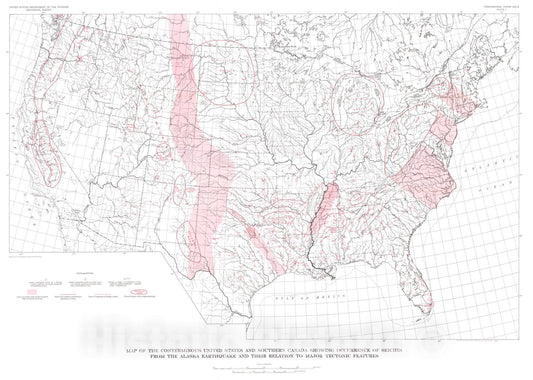 Map : Seismic seiches from the March, 1964 Alaska earthquake, 1968 Cartography Wall Art :