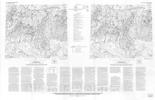Map : The use of heavy-mineral concentrate data to show geochemical favorability for zinc-lead-silver and copper-(cobalt) mineral occurr, 1991 Cartography Wall Art :
