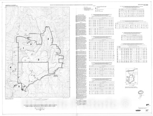 Map : Geochemical map of the Powderhorn Wilderness Study Area and Cannibal Plateau Roadless Area, Gunnison and Hinsdale Counties, Colorado, 1983 Cartography Wall Art :