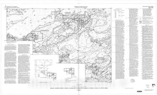 Map : Geologic and isopach maps of the Bisti, De-Na-Zin, and Ah-She-Sle-Pah Wilderness Study Areas, San Juan County, New Mexico, 1983 Cartography Wall Art :