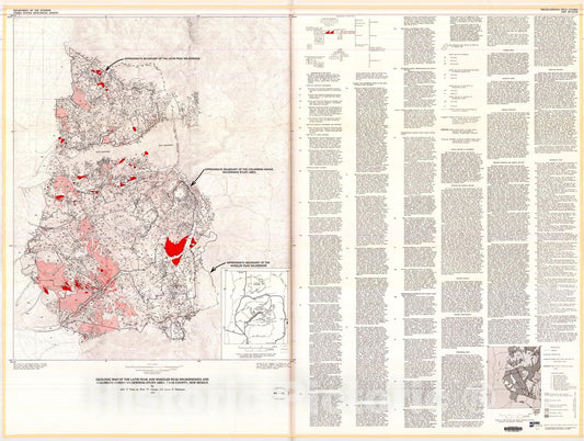 Map : Geologic map of the Latir Peak and Wheeler Peak Wildernesses and Columbine-Hondo Wilderness Study Area, Taos County, New Mexico, 1983 Cartography Wall Art :