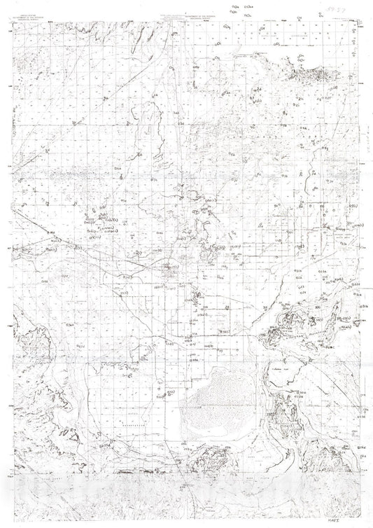Map : Stratigraphic sections, well logs, and soil-profile sections in the southern Carson Desert, near Fallon, Nevada, 1959 Cartography Wall Art :