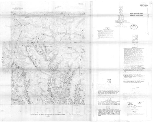 Map : Geologic map of the Catskill NW quadrangle, New Mexico and Colorado, 1966 Cartography Wall Art :