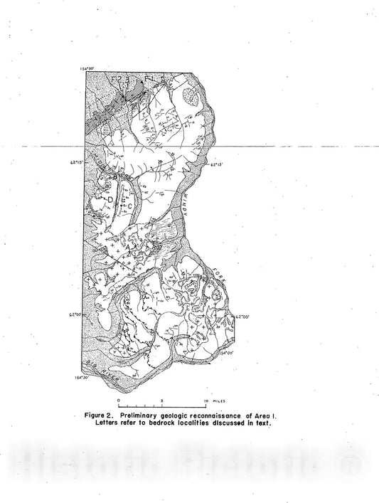 Map : Results of stream sediment sampling in parts of the southern Alaska Range, 1968 Cartography Wall Art :