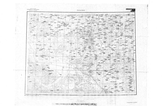 Map : Spectrographic data for the ash of ground birch (Betula Rotundiflora, Sarg.) leaves and black spruce (Picea Mariana, B.S.P.) needl, 1979 Cartography Wall Art :