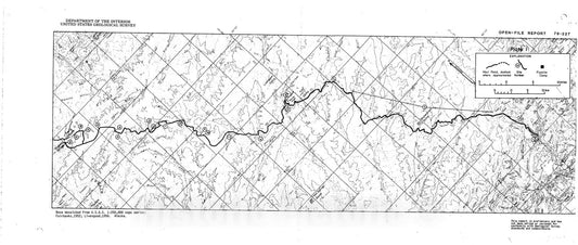 Map : Geologic road log Alyeska haul road, Alaska, June - August, 1975, 1979 Cartography Wall Art :