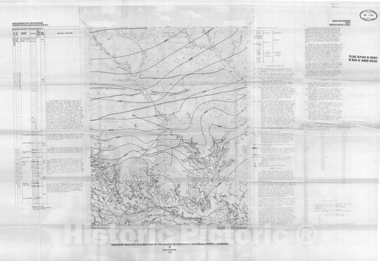 Map : Geologic and coal outcrop map of the Weston quadrangle, Las Animas County, Colorado, 1979 Cartography Wall Art :