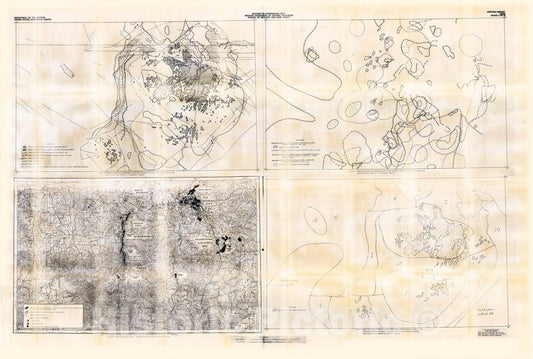 Map : Metallic mineral-resource potential of the Rolla one degree x two degree quadrangle, Missouri, as appraised in September one980, one98one Cartography Wall Art :