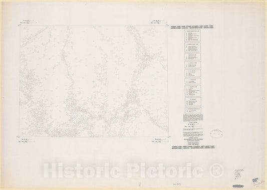 Map : Land use series, Sandpoint [quadrangle], Idaho - Washington - Montana, 1984 Cartography Wall Art :
